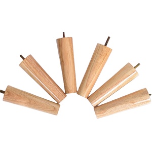 Pieds de meubles contemporains en bois massif robuste pour canapé, table, meuble TV, armoire de chambre à coucher - Product Image 6