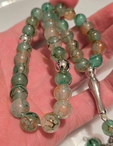 Résine TASBIH EID CADEAUX OUTIL DE PRIÈRE LUKS Perle de prière ambre Misbah33 Perles homme musulman chapelet Mât khan Islamique Eid tesbih - Product Image 2