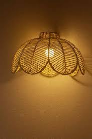 Lámpara colgante de decoración del hogar tradicional moderna, pantalla de bambú de ratán tejido Natural hecho a mano para decoración de restaurante, arte de pared - Product Image 2