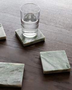 Dessous de verre en bois et en résine bleue de conception unique pour les articles de cuisine de boisson de thé de café au plus bas coût - Product Image 6