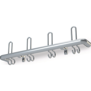 F2 8 Aluminum <b>Wall</b> Wardrobe Hooks 1600 mm Length with 200 mm Hook Spacing Coat Racks & <b>Wall</b> Hooks Product - Product Image 2
