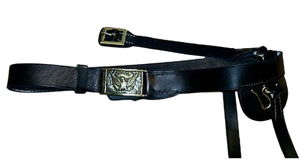 Cinturón con logotipo personalizado, hebillas para hombre, modelo de lujo informal para correa de hombro, cinturón con espada, cinturones con hebilla de escudo especial - Product Image 5