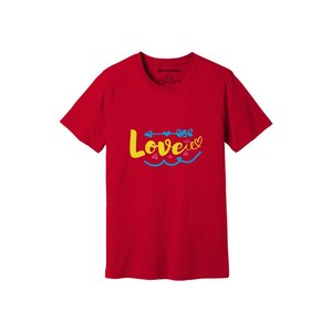เสื้อยืดผ้าฝ้าย100% พิมพ์ลายด้วยความมีน้ำใจขนาด160 180ถึงหนักมี12สีที่สามารถปรับแต่งดีไซน์และการจัดวางของคุณเองได้ - Product Image 6
