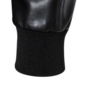 Meilleur prix Veste en cuir à capuche de qualité sur mesure pour hommes Veste en cuir tendance pour homme fabriquée au Pakistan Veste personnalisée pour hommes - Product Image 4