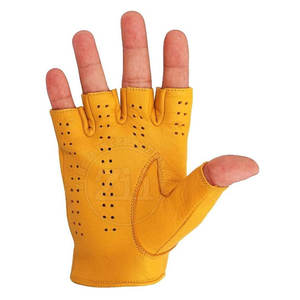 Best-Selling Winter <b>Fingerless</b> <b>Leather</b> <b>Gloves</b> New Design Fashionable Plain Style for Daily Use Sports Casual Driving - Product Image 5