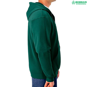 Sweat à capuche unisexe personnalisé avec fermeture éclair double sens, poches kangourou, coupe décontractée pour l'hiver, épaules tombantes, en molleton de coton French Terry, coupe classique - Product Image 5