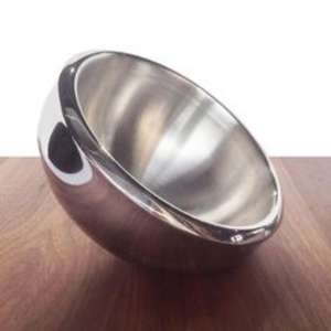 Tazón de servicio de acero inoxidable a prueba de arañazos, diseñado para uso frecuente en hogares, restaurantes y restaurantes al aire libre - Product Image 3