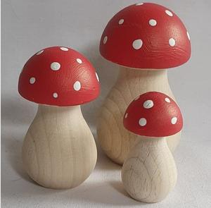 Soporte artístico de setas de madera ideal para coleccionistas de esculturas botánicas y decoración rústica artesanal de madera - Product Image 6