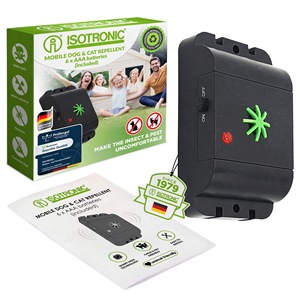 Mobile Dog and <b>Cat</b> <b>Repellent</b> Device Pet Deterrent Unit Odorless Non Toxic Easy Install for Home Yard - Product Image 1
