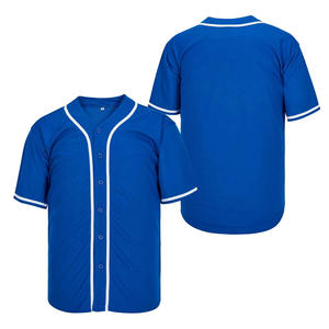 Jersey de béisbol transpirable de alta calidad Tipo de patrón sólido - Product Image 1