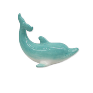 Venta al por mayor océano porcelana artesanía peces de cerámica Decoración - Product Image 5