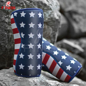 Manchons de compression pour genoux rembourrés en néoprène respirant pour les sports, la lutte, le volley-ball, le basketball, unisexe - Product Image 3