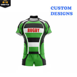 Conjunto de Rugby Personalizado para Equipos |   Pantalones Cortos Deportivos de Poliéster Transpirables, Antibacterianos y de Secado Rápido |   Ropa Deportiva al por Mayor Personalizada para Equipos - Product Image 5