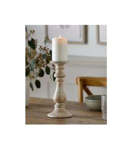 Bougeoir en bois naturel pour décoration intérieure de maison de luxe Centre de table de fête et mariage utilisé en Inde - Product Image 2