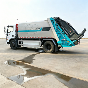Nouveau camion compacteur de déchets Dongfeng Furika 4x2, 6-10m3, camion de collecte de déchets au gaz naturel, Euro5, LHD/RHD, véhicule d'assainissement - Product Image 6