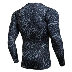 Conjunto de Compresión Deportivo para Hombre, Personalizado, Estampado, Sólido, 2 Piezas, Transpirable, de Secado Rápido, para Gimnasio y Fitness - Product Image 4