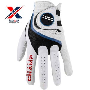 Gants de golf personnalisés en cuir de mouton pour une meilleure performance Ensemble de gants antidérapants pour adulte unisexe Prix de gros - Product Image 3