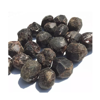 Cristaux de guérison Reiki en grenat indien et agate bruns naturels bruts non polis pour la décoration intérieure