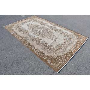 พรมข้างเตียงขนแกะสำหรับห้องนอนพรมข้างเตียงพรมขน9.4ft พรมปูพื้นขนาดใหญ่พรมตุรกีโบราณสีน้ำตาลเบจคลาสสิค5.7ชิ้น - Product Image 2