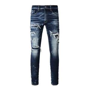 Vente en gros 2025 Nouveauté Vente chaude Vente en gros Jeans classiques en coton pour hommes Jeans pour hommes Pantalons de travail Jeans pour hommes Service OEM - Product Image 1