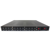 Encodeur modulateur pour hôtels H264 DVB-C QAM DVB-T ISDB-TB 16 RF Solution TV hôtelière Équipement de diffusion radio et télévision
