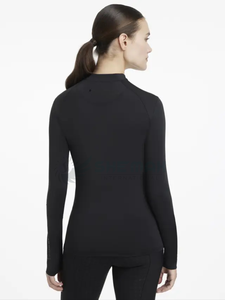 Couches de base légères et extensibles pour l'équitation pour femmes avec tissu respirant évacuant la dernière conception et manches longues - Product Image 2