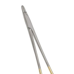 Pinces Halsey de 130mm avec logo personnalisé Porte-aiguilles chirurgicaux manuels en acier inoxydable de haute qualité Certifié CE Utilisation hospitalière de classe I - Product Image 2