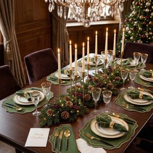 Ensemble de sets de table et de serviettes brodés Saultlink Royale pour mariages, hôtels, vente en gros OEM - Product Image 3