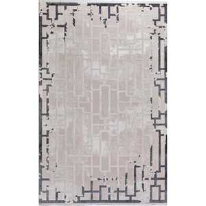 <b>Rugs</b> Depot Modern 100% Acrylic Elkenz 7560 Area <b>Rug</b> Non-Shed Easy-Clean Durable <b>Bedroom</b> Kids Room <b>Grey</b> Stylish - Product Image 1
