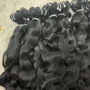 Vague naturelle de meilleure qualité dans les cheveux de trame, 100% cheveux humains, cheveux bruts cambodgiens un donneur non transformés - Product Image 4