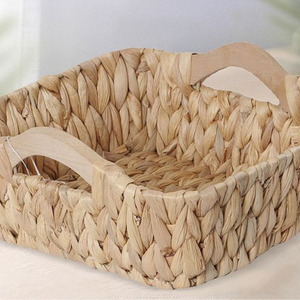 Los utensilios de cocina más vendidos, bandeja para servir jacinto de agua de alta calidad para el baño, la mejor opción para la comodidad del hogar - Product Image 5