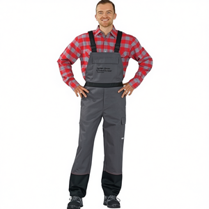 Weld <b>Shield</b> Size 48 Grey/Black Welding Bib Overalls <b>Protective</b> Garden Gloves & Gear - Product Image 2