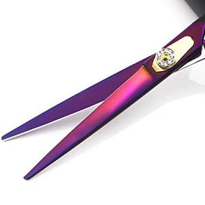 กรรไกรตัดขนสัตว์เลี้ยงสแตนเลสใช้ซ้ำได้กรรไกรเล็มสำหรับดูแลฟันแมวและสุนัขเครื่องมือสัตวแพทย์ - Product Image 5