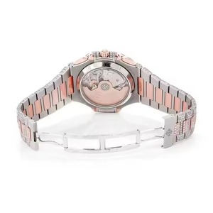 นาฬิกาเพชรโมอิสซาไนต์สีโรสโกลด์คุณภาพดีที่สุด สำหรับการประชุมทางธุรกิจและชุดทางการ มีจำหน่ายในราคาส่งออก - Product Image 5