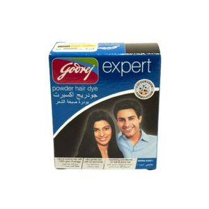 Coloration capillaire GODREJ (IND) 10GM X 72 Poudre noire naturelle - Coloration temporaire permanente pour tous types de cheveux - Product Image 1