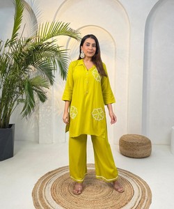 Exclusive Rayon Handwork <b>Kurti</b> Stylish Ethnic Apparel for Weddings Festive Occasions Office & Everyday Fashion - Product Image 6