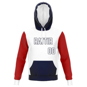 Sweat à capuche épais pour homme OEM en polyester/coton, molleton bouclette de haute qualité, coupe oversize, manches raglan, personnalisable, couleur unie - Product Image 6