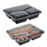 Boîte à lunch rectangulaire ronde et carrée à emporter pour micro-ondes de qualité alimentaire Récipient alimentaire en plastique jetable avec couvercle fabriqué au Vietnam