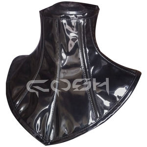 Corsé de vinilo negro para el cuello - Product Image 1