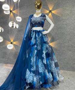 Boda especial rico aspecto nupcial Choli multicolor rico aspecto nueva llegada último Lehenga Choli para mujeres indias ropa - Product Image 5