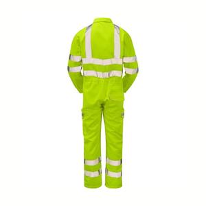 Combinaison de travail réfléchissante à haute visibilité en gros, combinaison de mécanicien personnalisée pour hommes avec plusieurs poches - Product Image 4