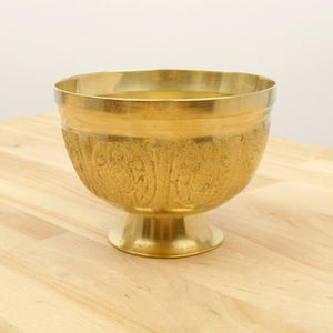 Bol à fruits en laiton de grande taille, de la meilleure qualité, fabriqué en Inde. - Product Image 5