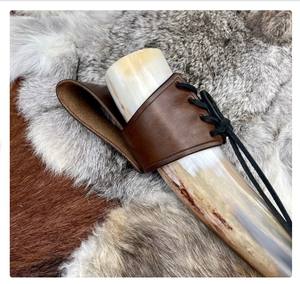 Cuerno para beber auténtico hecho a mano Vikingo, técnica pulida tallada india, recuerdo de estilo náutico con estilo Animal - Product Image 2