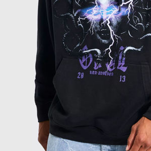 Heavyweight Custom Logo DTG Printing Hoodie 500gsm Heavy Weight <b>Thick</b> Fabric French Terry Cotton Fleece <b>Hoodies</b> - Product Image 3