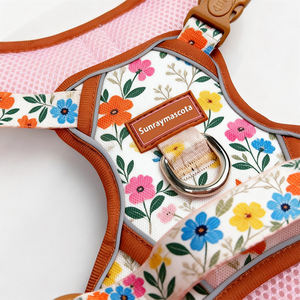 サンレイマスコタOEMパーソナライズド通気性反射調整可能カスタムロゴノープル犬用ハーネス（アクティブで大型の犬用） - Product Image 2