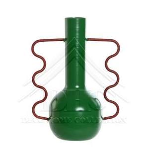 Jarrones de metal duraderos con revestimiento de polvo negro Diseño artístico Vintage para bodas y decoración del hogar - Product Image 6