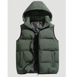 KADIA KIC-045 Gilet matelassé sans manches, style formel, couleur unie, 100% polyester, collection hiver, multi-poches, respirant, unisexe - Product Image 4