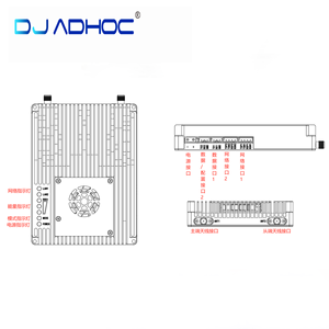 Módulo RF de Red Inalámbrica MESH Autoorganizable, Transmisor de Transmisión de Imágenes y Enlace de Datos para Enjambres de Drones, Ligero y Compacto - Product Image 5