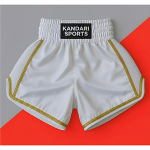 Custom Made Muay Thai Boxing <b>Kickboxing</b> Competition Training <b>Shorts</b> 100% Polyester Solid Quick Dry Waterproof Stretch Breathable - Product Image 1