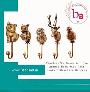 Direct Factory Supply Brass Antique Fox Wall <b>Hanger</b> <b>Coat</b> Hooks Economical Choice for Clothing <b>Storage</b> - Product Image 3